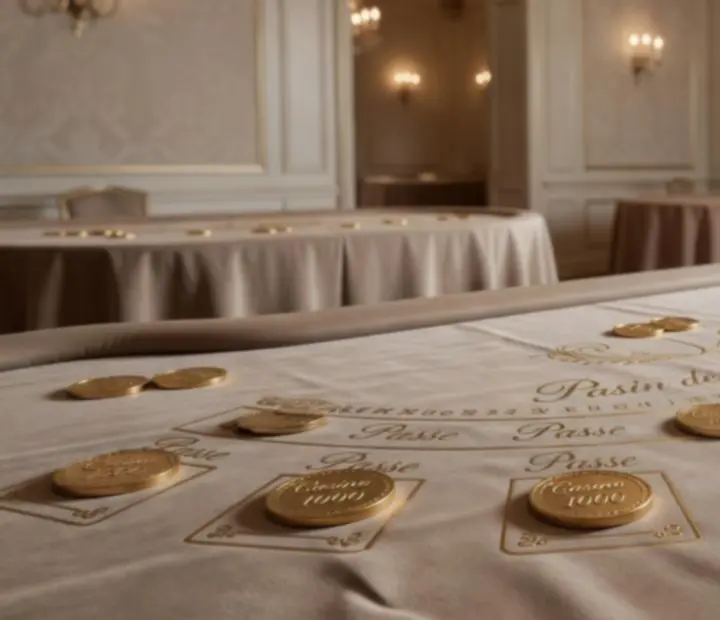 Tables de blackjack, poker, roulette et baccarat en version prestige pour l’événementiel
